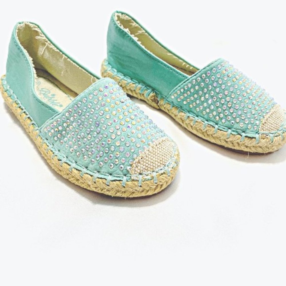 Bubble Bobble Rhinestone Espadrilles
